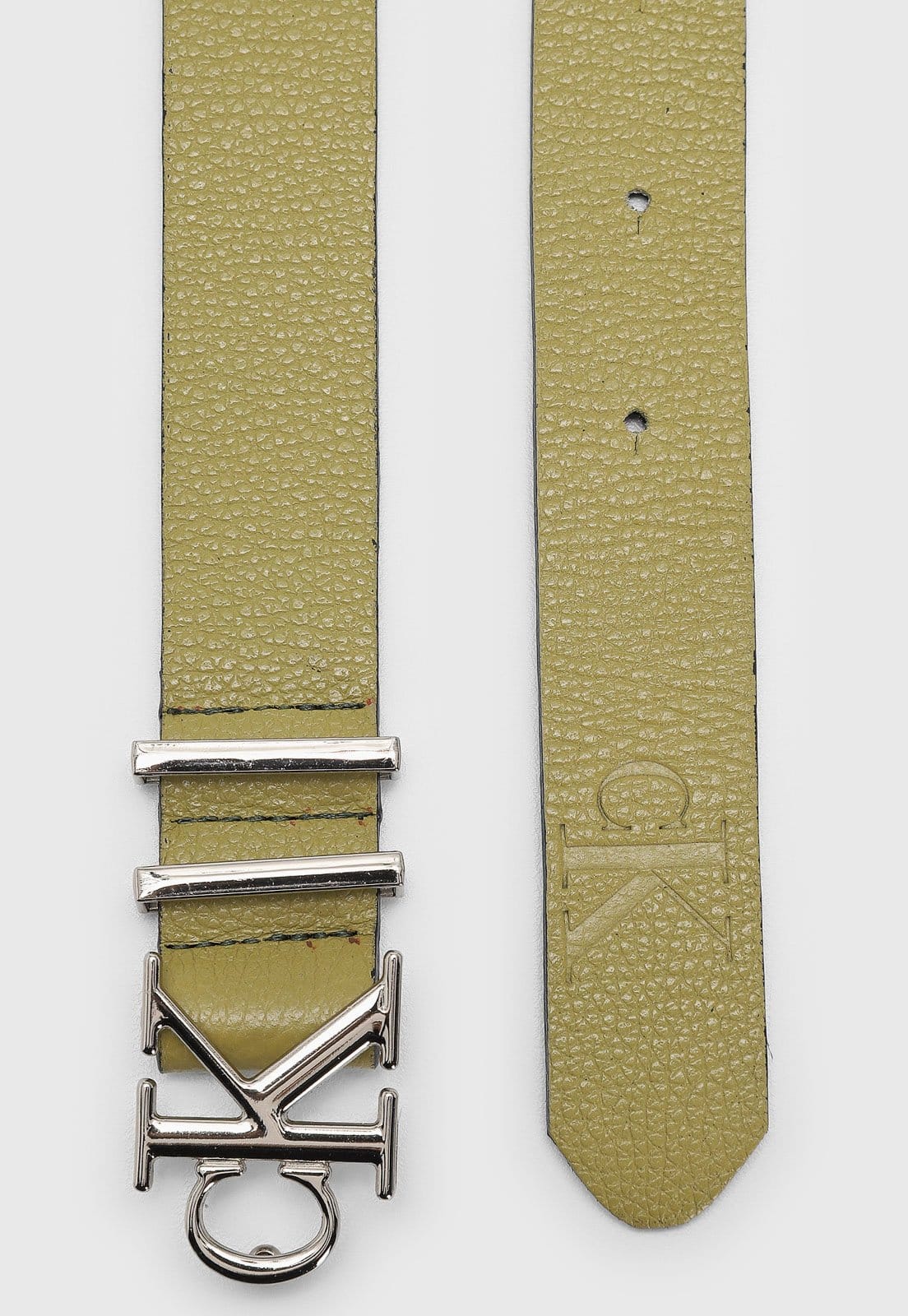 Cinto Feminino Calvin Klein Fivela Logo Pistache - 2