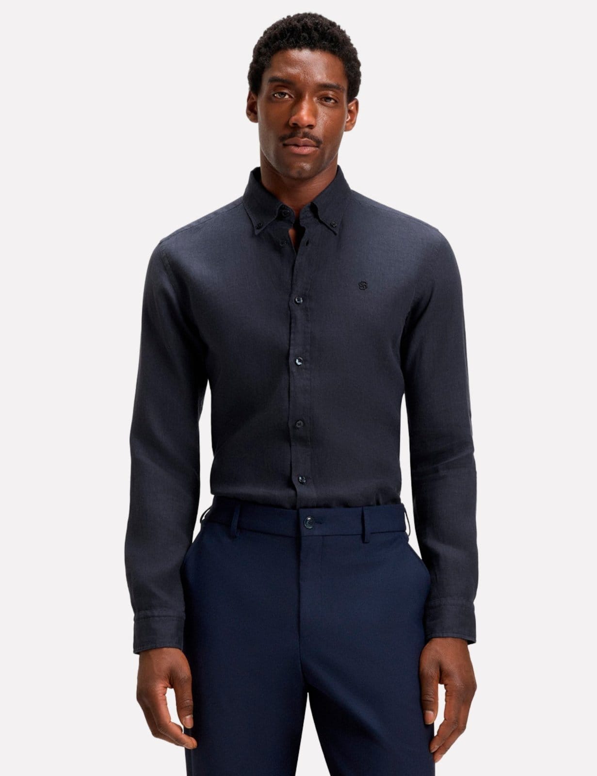 Camisa Hugo Boss Masculina Slim H-ROAN-BD-E-C1-253