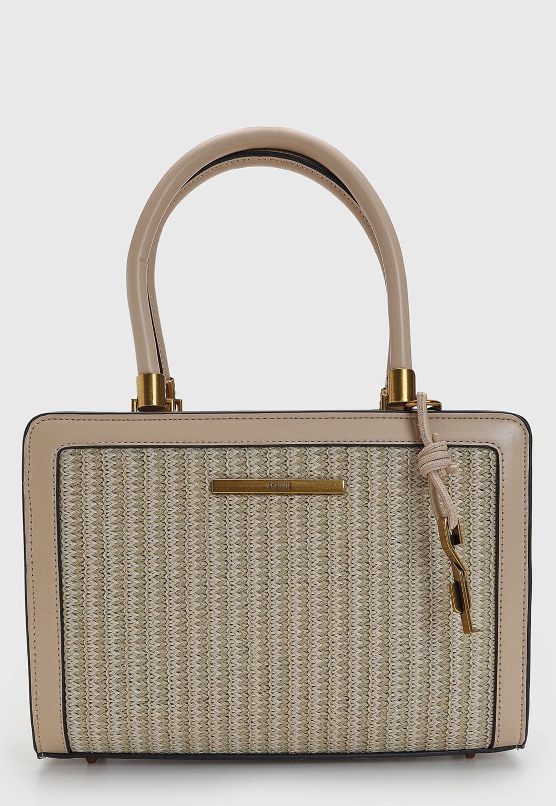 Bolsa Feminina Santa Lolla Palha Detalhe