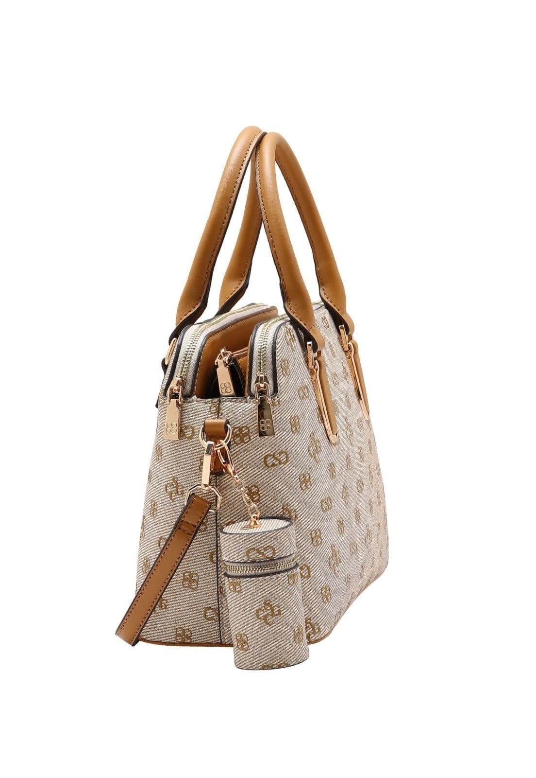 Vista 2 Bolsa Feminina Chenson Monograma Atemporal 3485419 Chenson preto