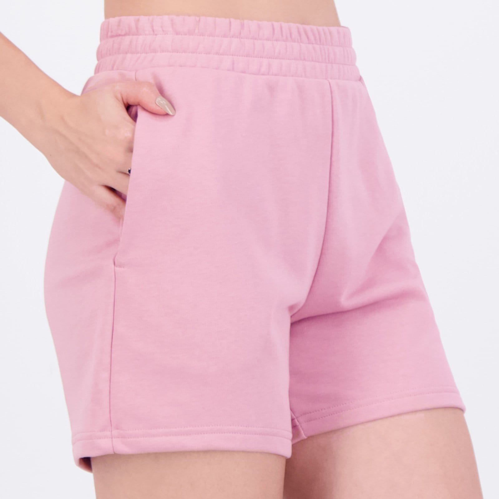 Vista 2 Shorts Puma ESS Small No. 1 5 Feminino Rosê Puma rosa