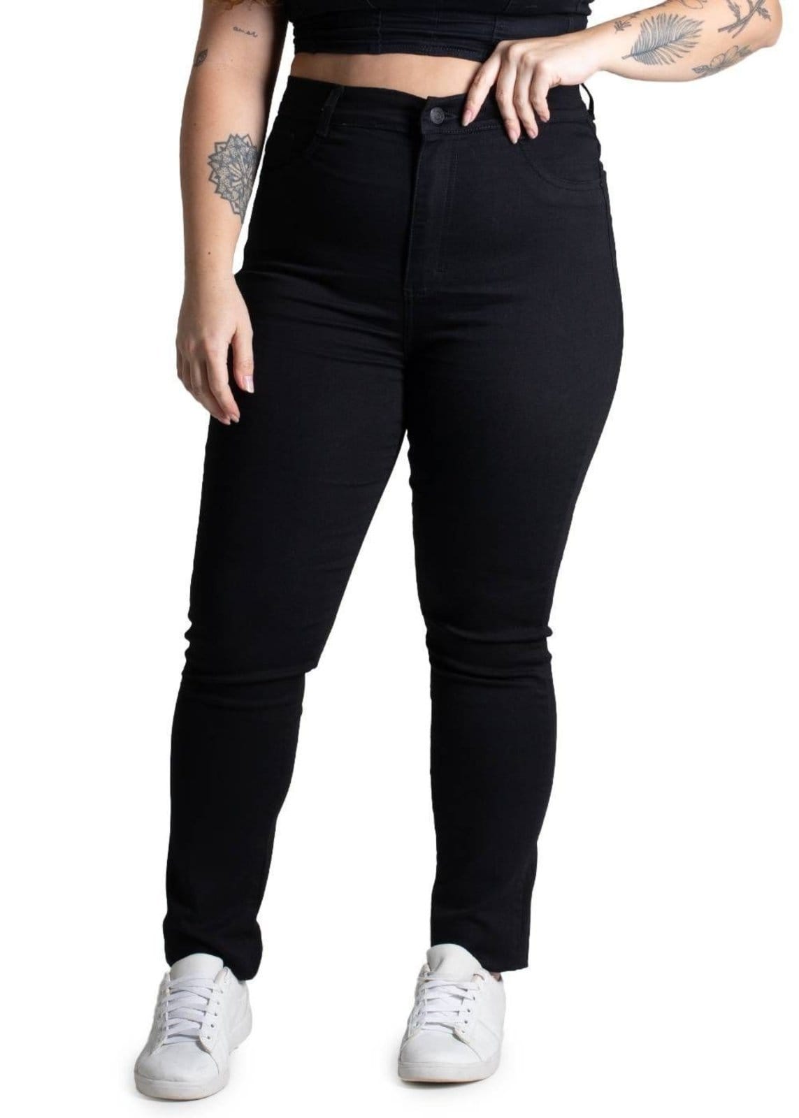 Calça Sarja Sawary Plus Size Cigarrete - 275124
