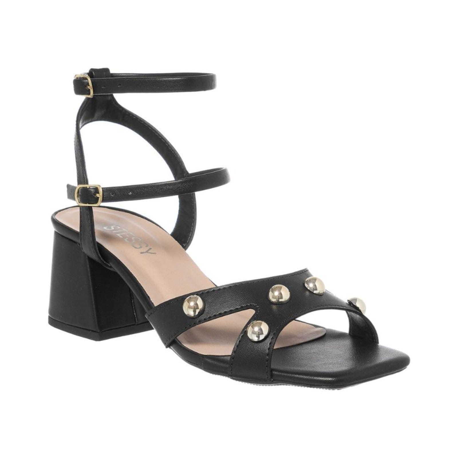 Sandália Feminina Salto Grosso Casual Confortável