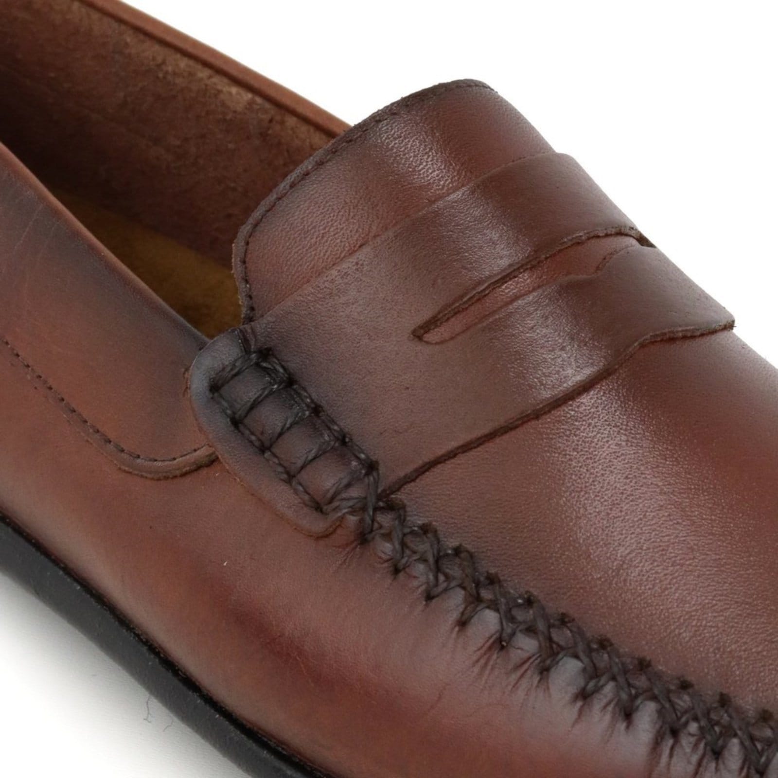 Vista 2 Mocassim Drive em Couro Masculino Conhaque Yes Basic marrom