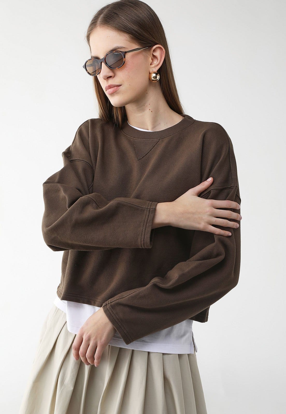 Blusa de Moletom Fechada GAP Reta Lisa