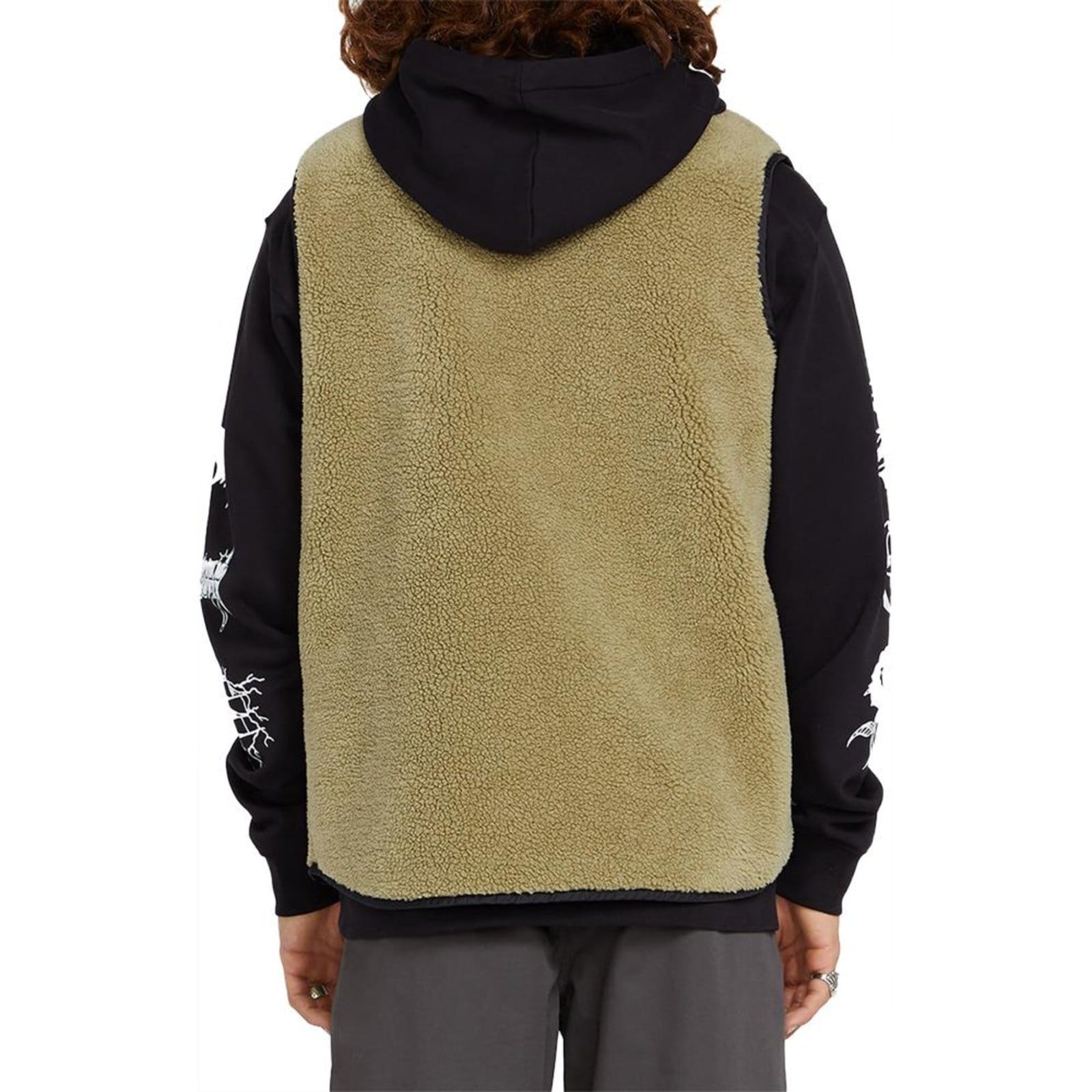 Vista 2 Jaqueta Volcom Colete Archstone Vest WT24 Thyme Green Volcom verde green