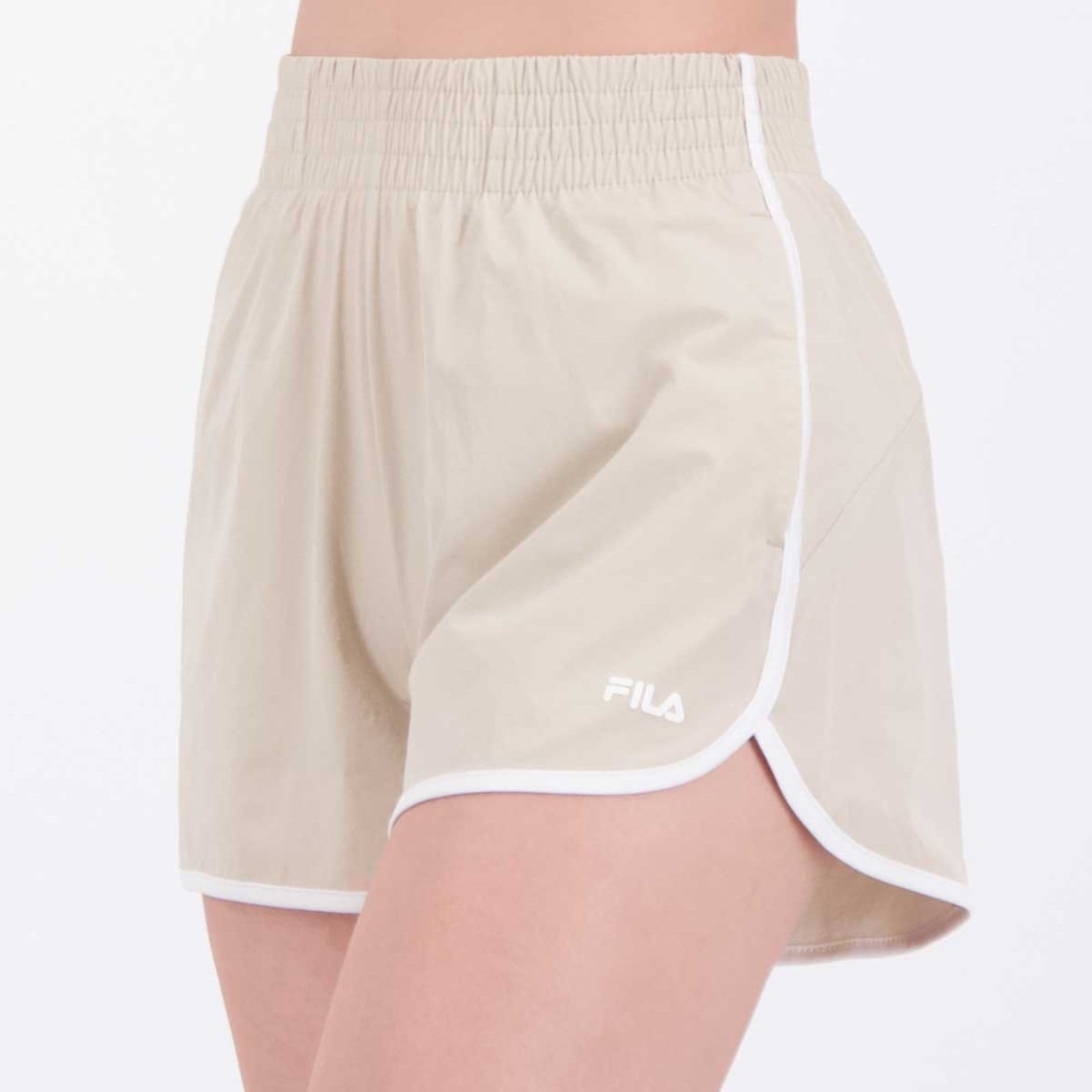 Shorts Fila Essential Floating Feminino Cáqui Claro