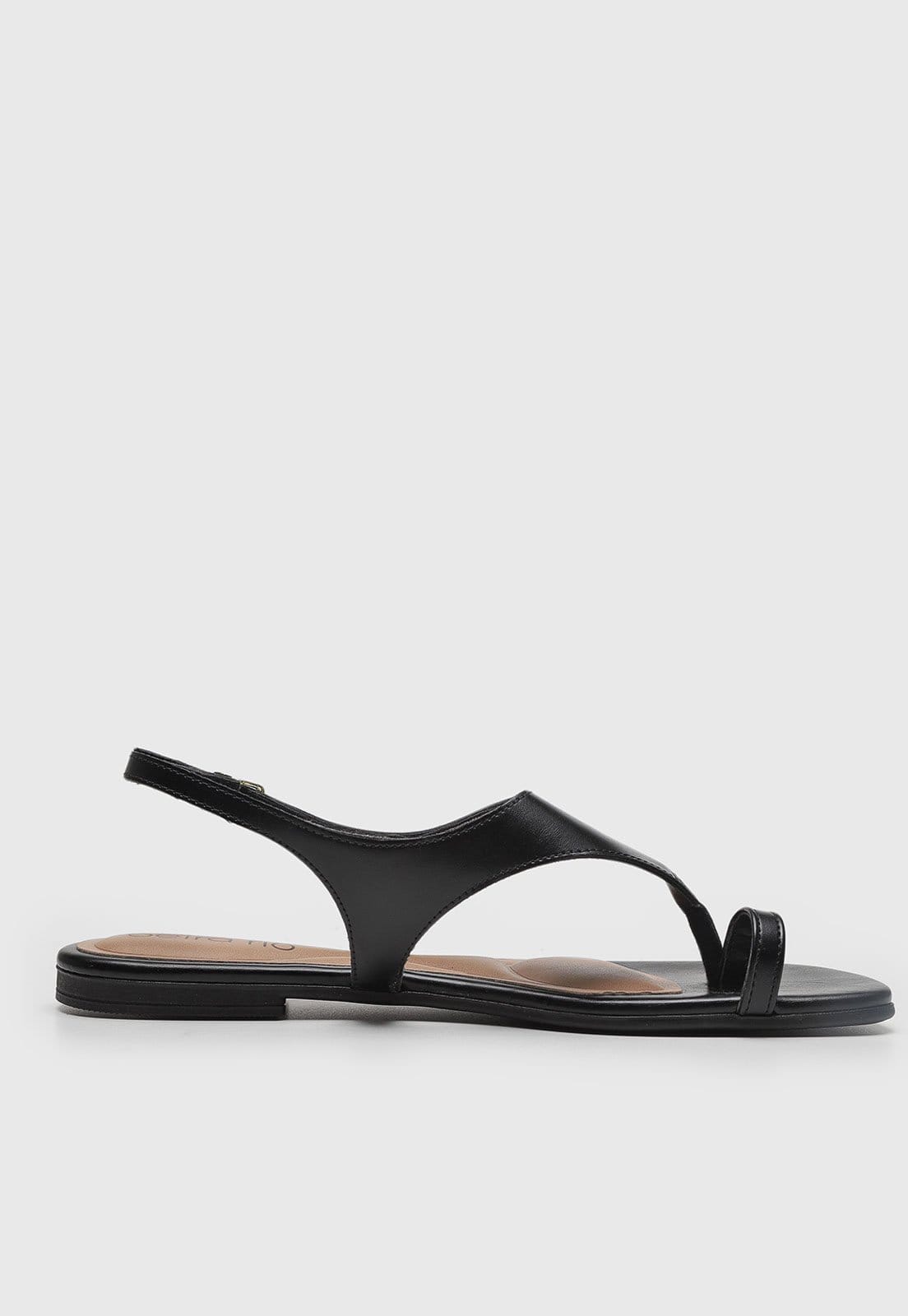 Vista 2 Rasteira Feminina Beira Rio Fechada Preta BEIRA RIO preto