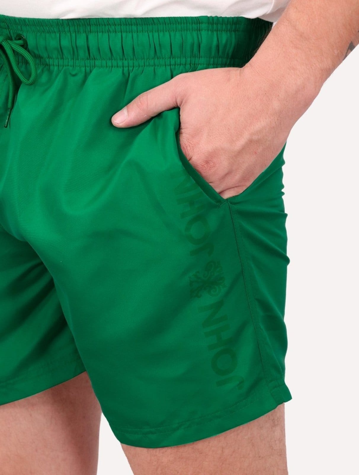 Vista 2 Short John John Masculino Trancoso Fiji Green Verde Médio John John verde green