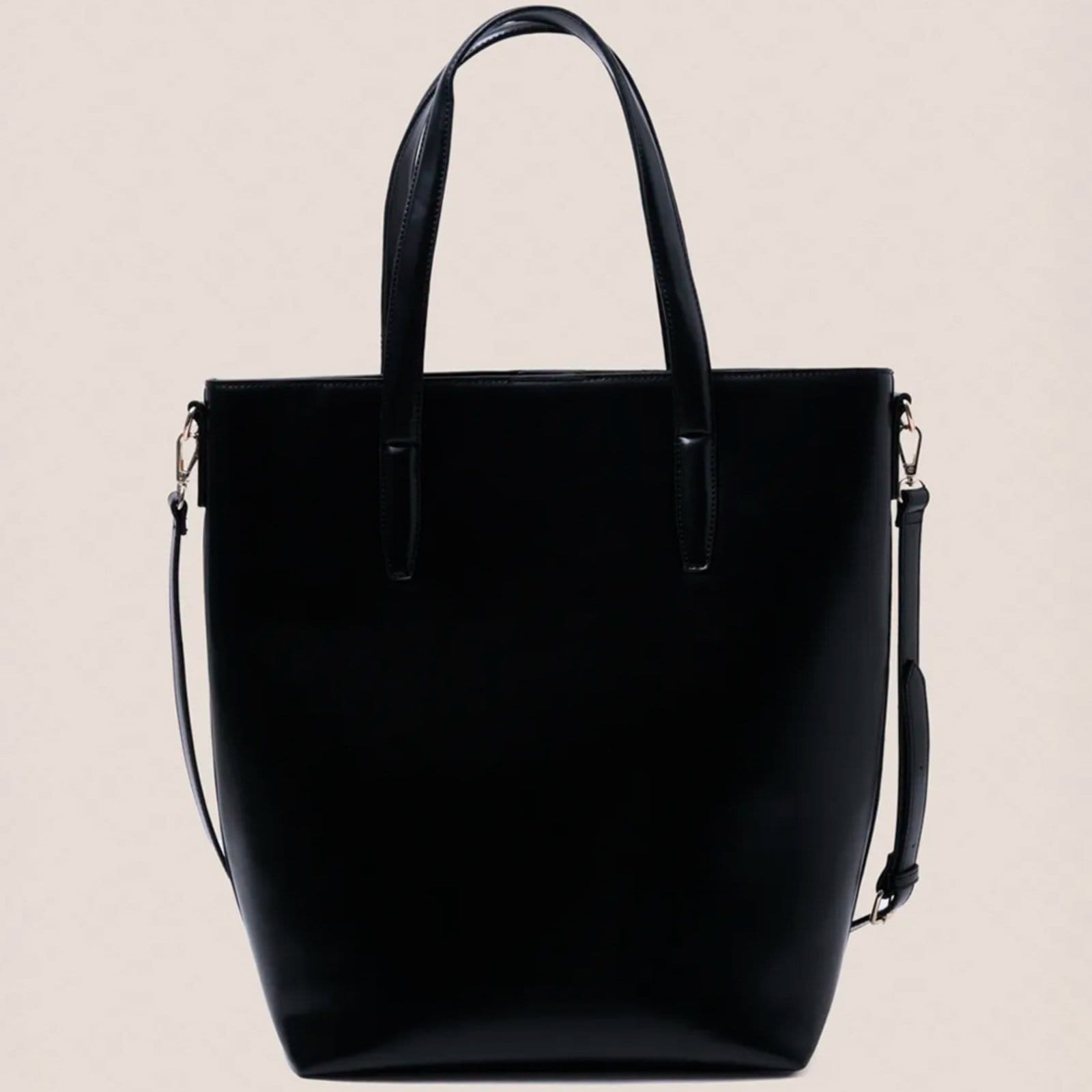 Vista 2 Bolsa Shopping Dudalina Vanessa Pr26 Feminino Dudalina preto