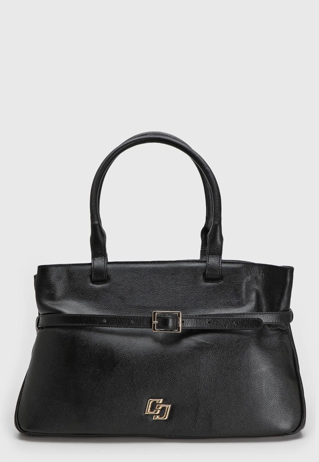 Vista 2 Bolsa Feminina Colcci Logo Metálico Preta Colcci preto