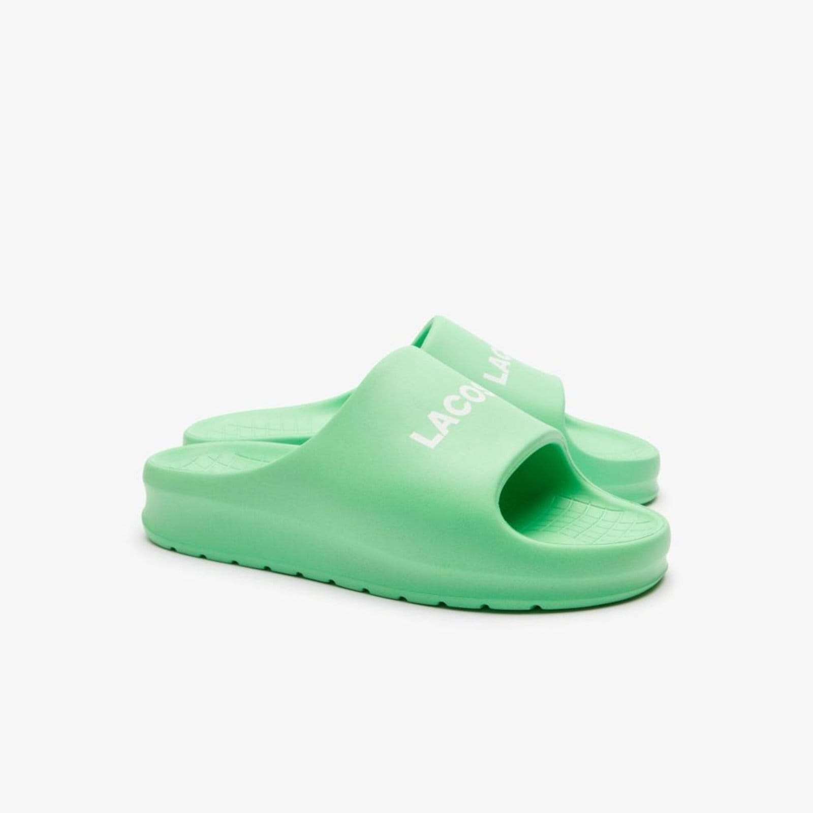 Vista 2 Chinelo masculino Lacoste Slide Serve 2.0 Lacoste verde