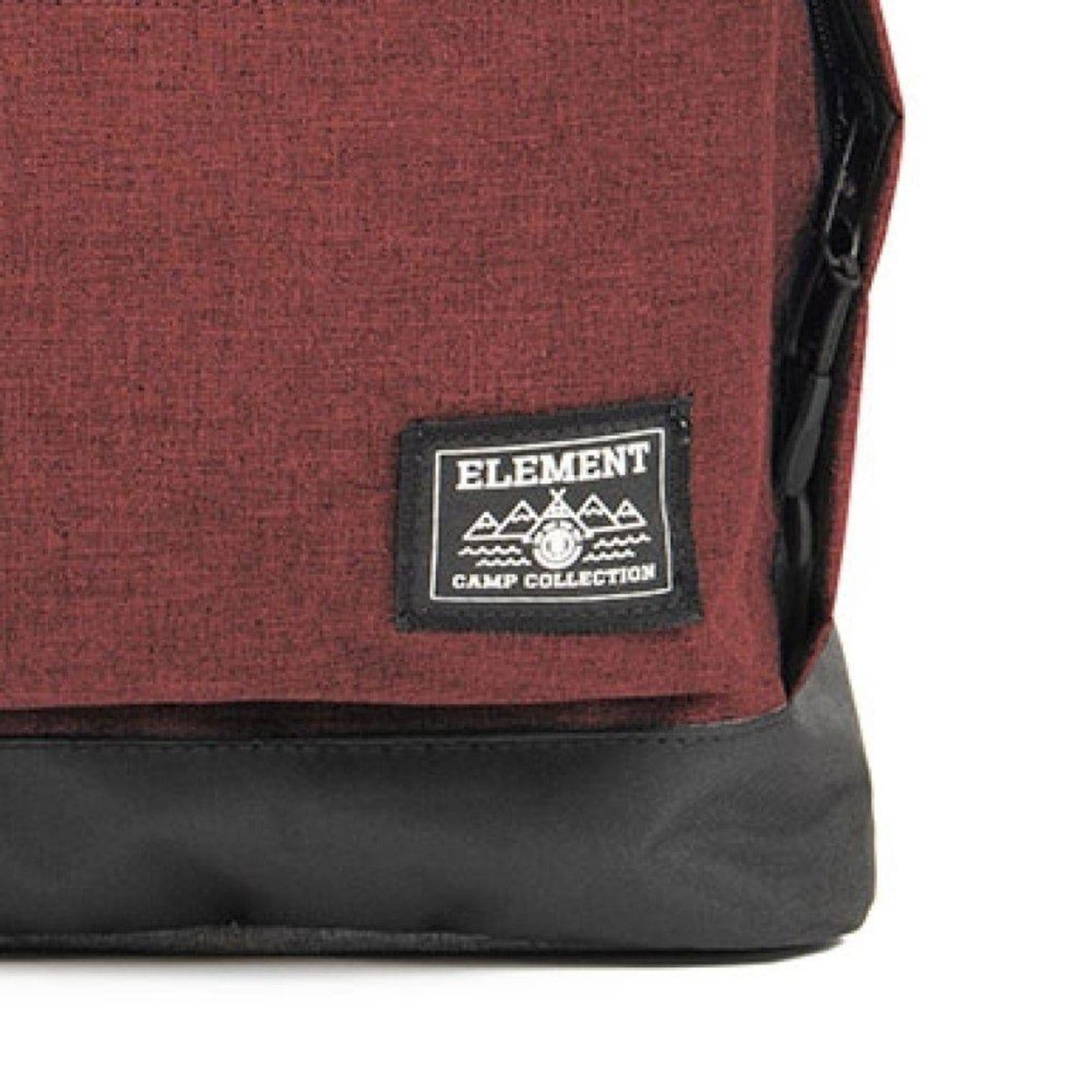 Vista 2 Mochila Element Beyond BK Vinho Element vermelho