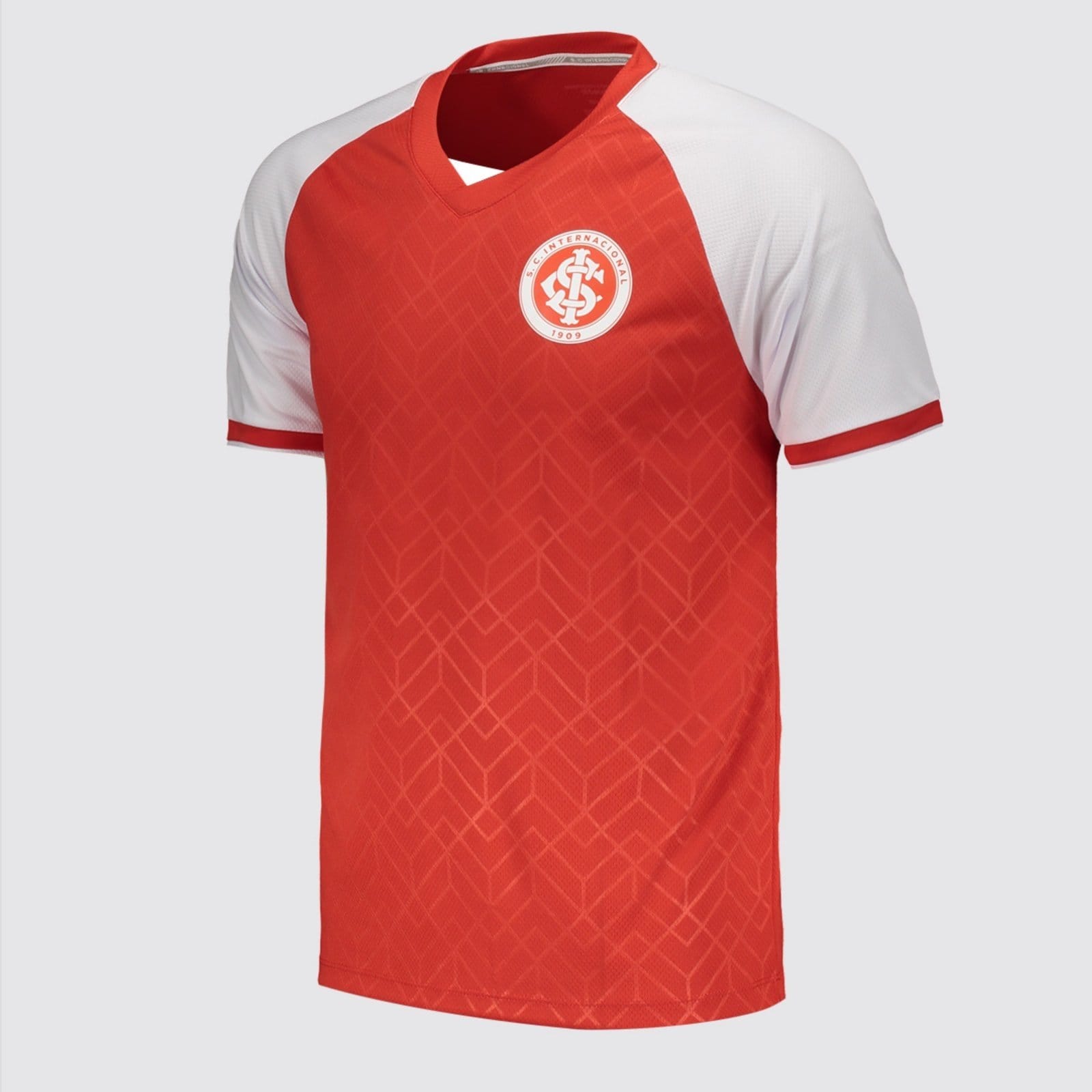 Vista 2 Camisa Internacional Strong II Vermelha Betel vermelho