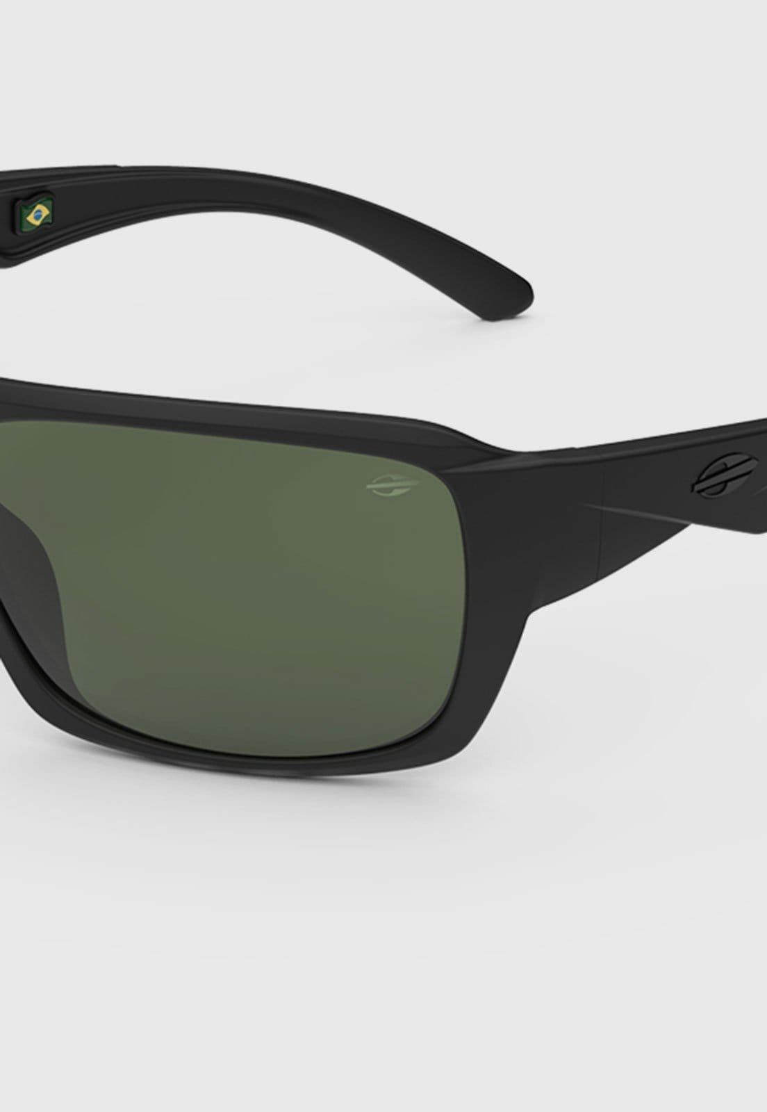 Vista 2 Óculos Masculino Mormaii Armação Preta Fosca Lentes Escuras Mormaii preto