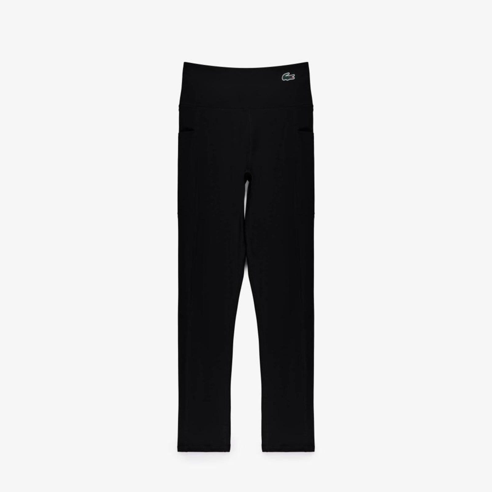 Vista principal Calça Lacoste legging esportiva longa Lacoste preto