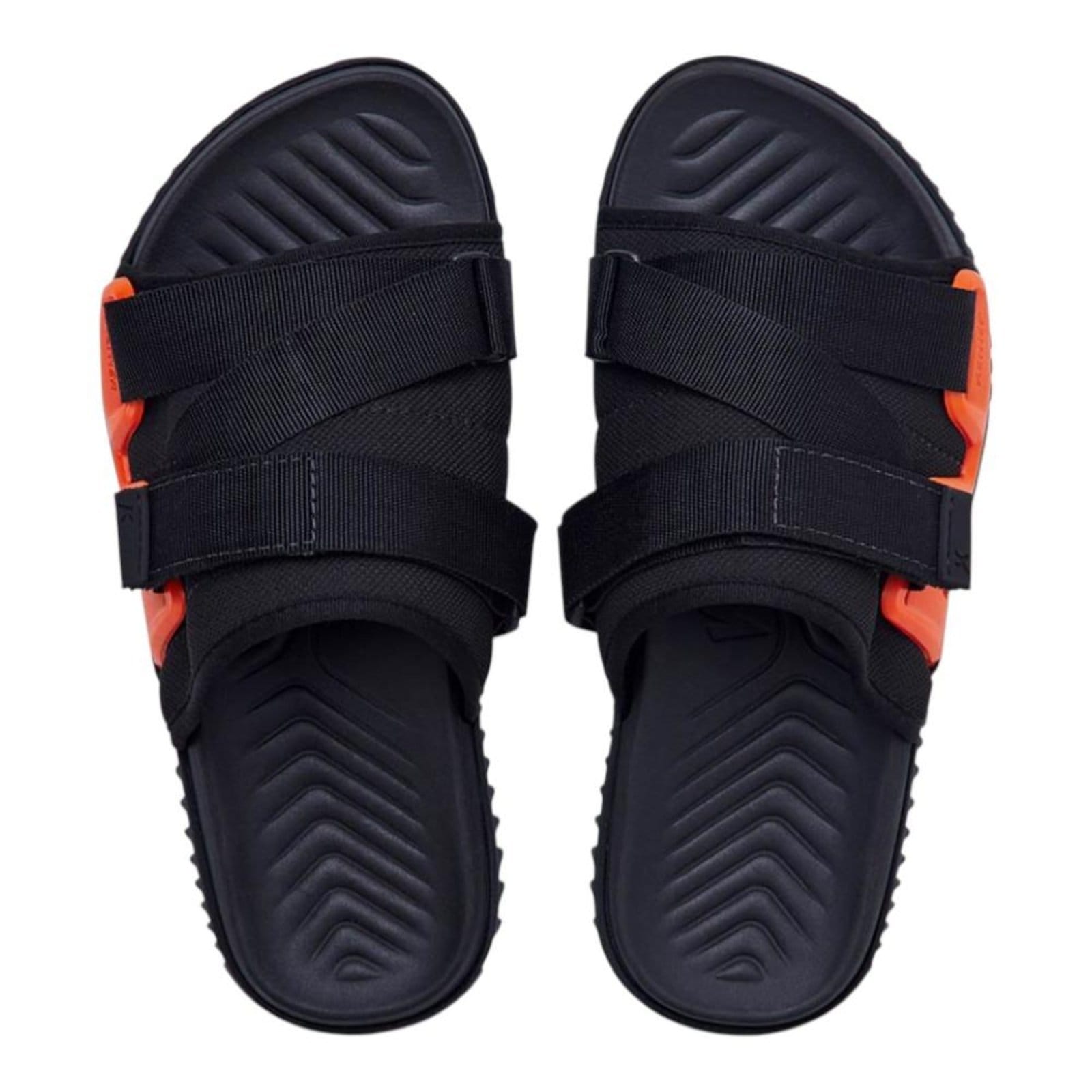 Vista 2 Chinelo Kenner Hyper Z Pro Nylon Masculino e Laranja 745 preto