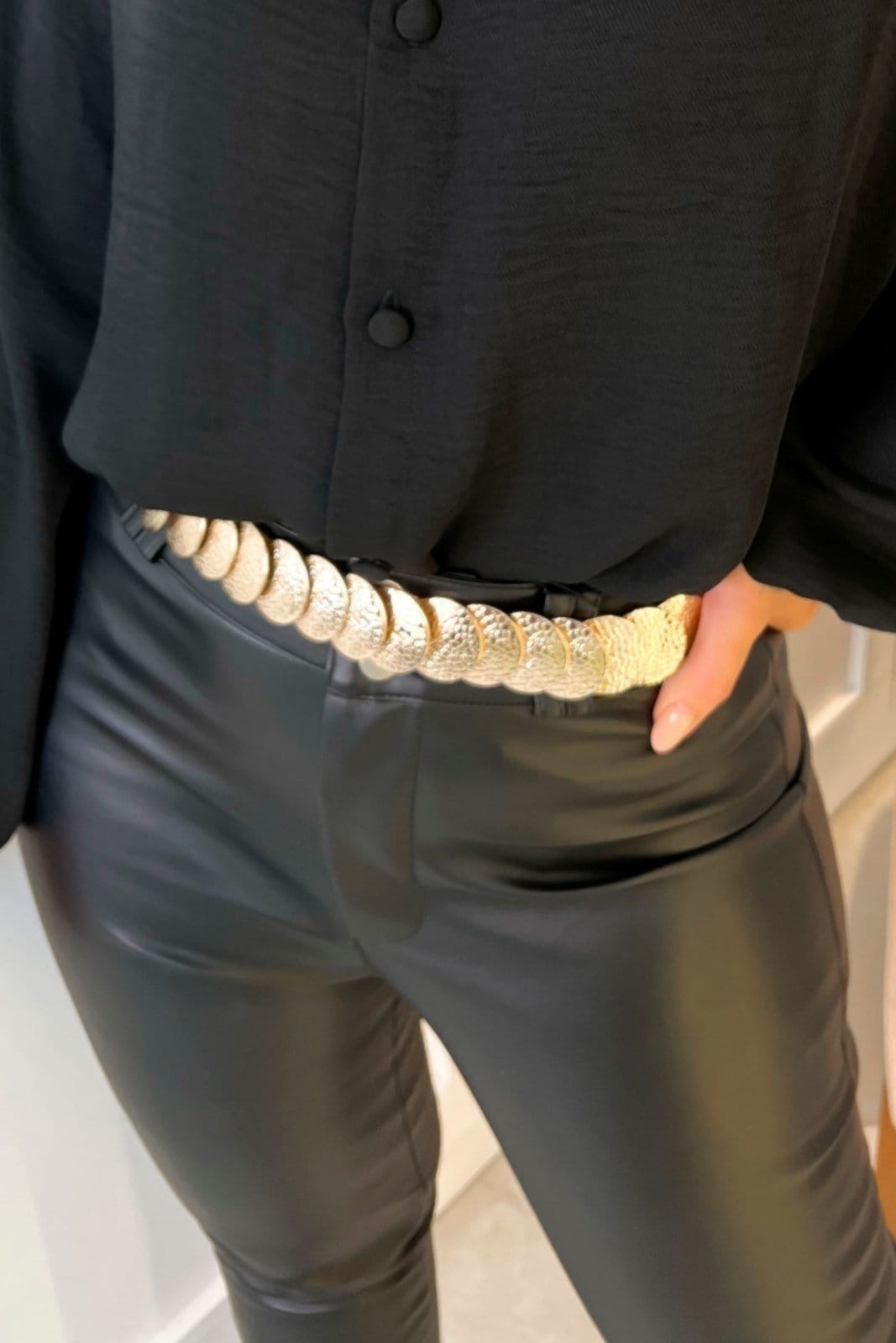 Vista 2 Calça Vanibele P.U. Vanibele preto