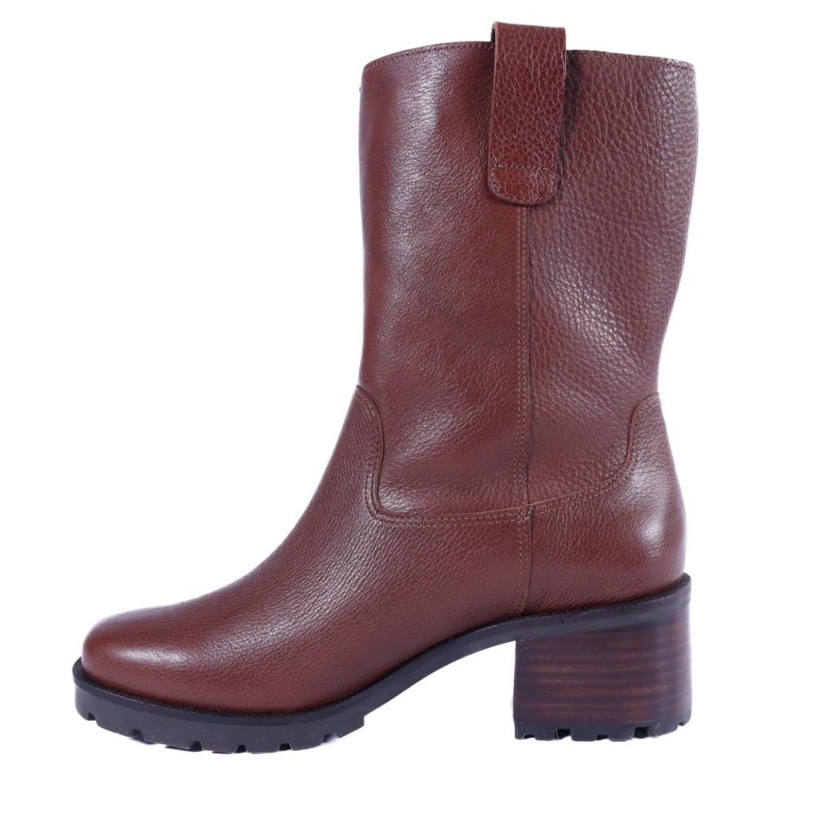 Vista 2 Bota Feminina Zariff Cano Médio 10346-8330 Conhaque Zariff incolor