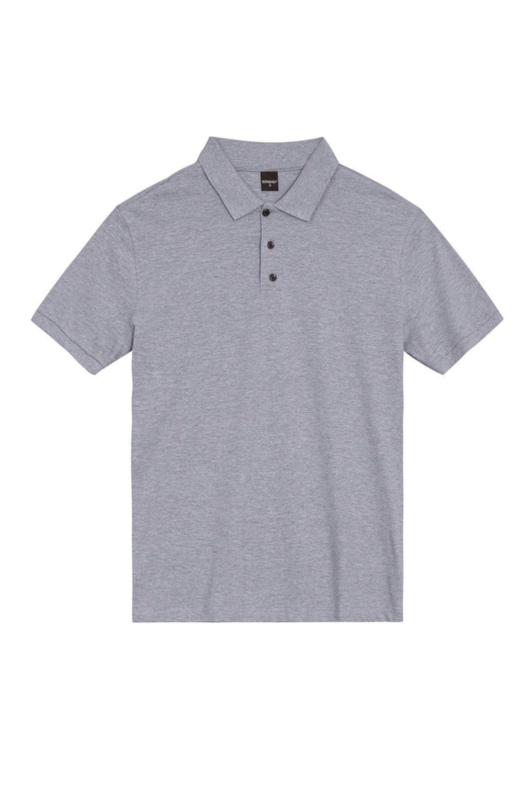 Vista 2 Camisa Polo Masculina Em Piquet Comfort Essendi édio Essendi cinza
