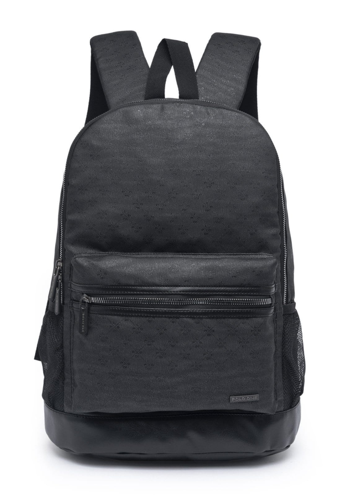 Vista principal Mochila Polo One Bolsa Notebook Reforçada Escolar Polo One preto