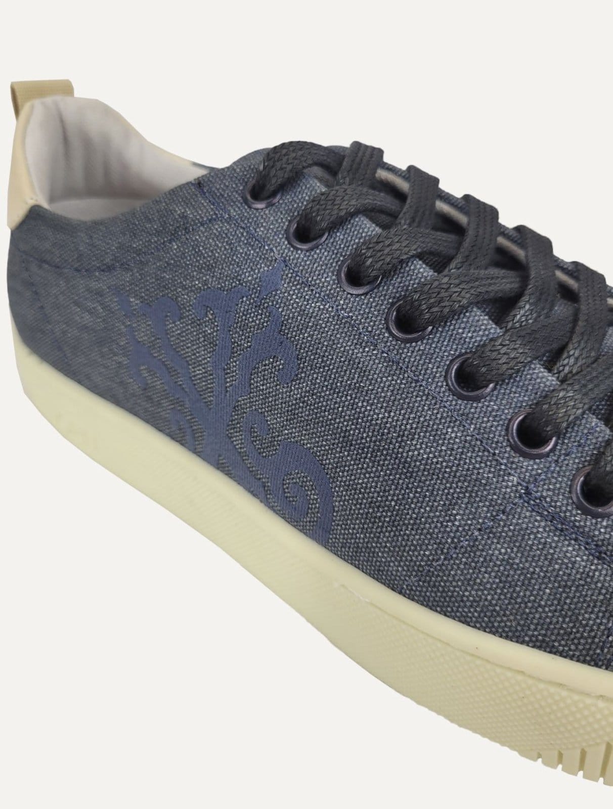 Vista 2 Tênis John John Masculino London Canvas Mescla John John azul