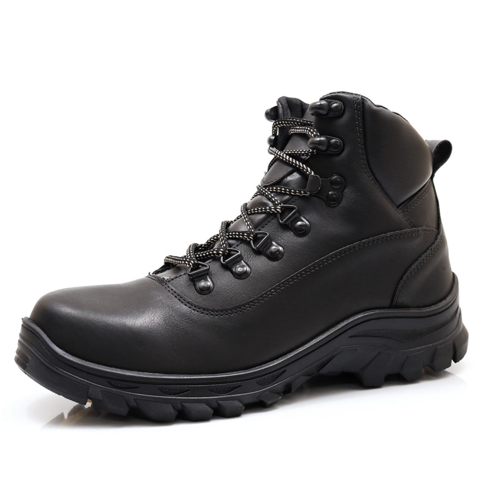 Vista 2 Bota Adventure Masculina Com Palmilha Gel Tenis Trilha Confortavel Resistente Preta BREDENI preto