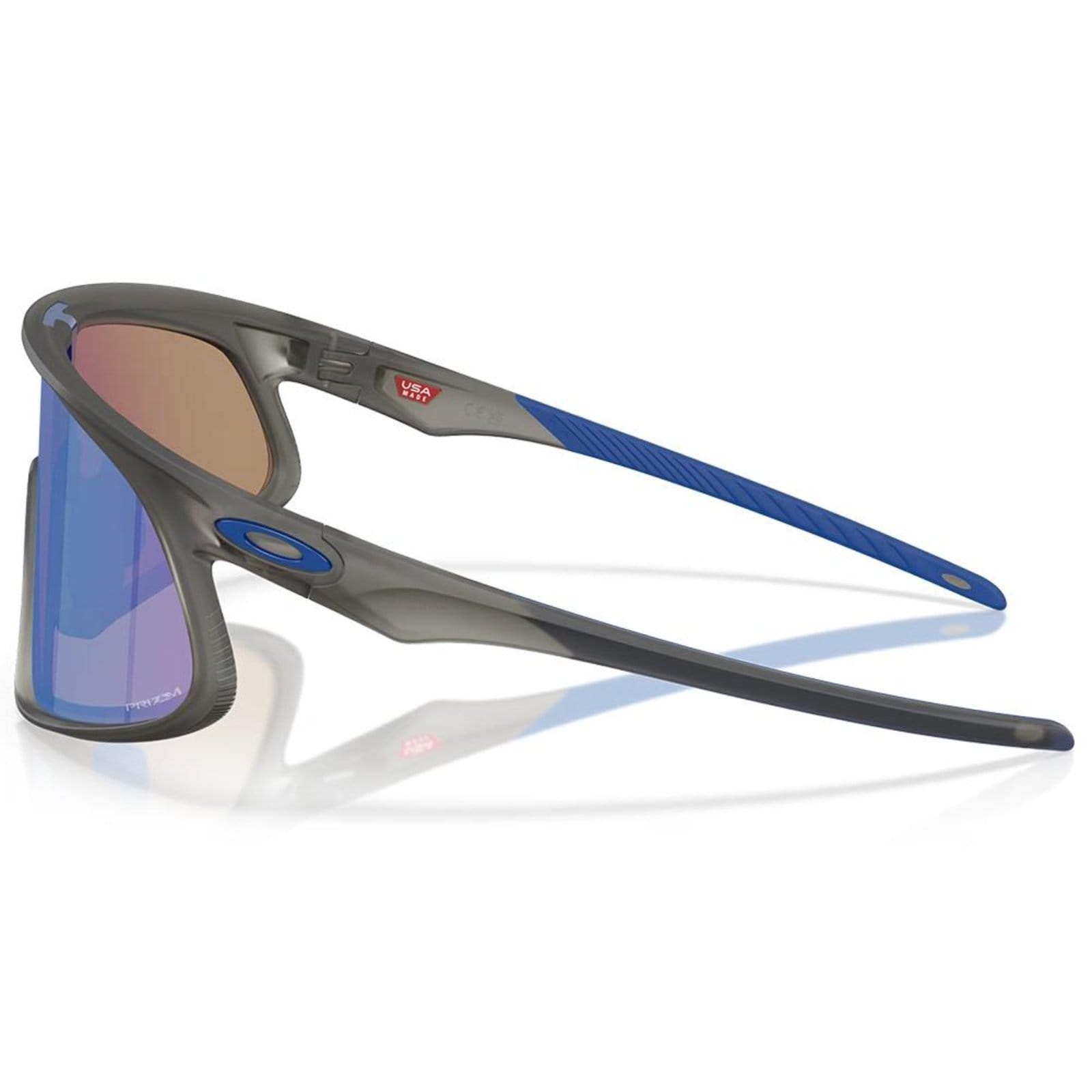 Vista 2 Óculos de Sol Oakley RSLV Matte Grey Smoke Prizm Sapphire Oakley grafite grey