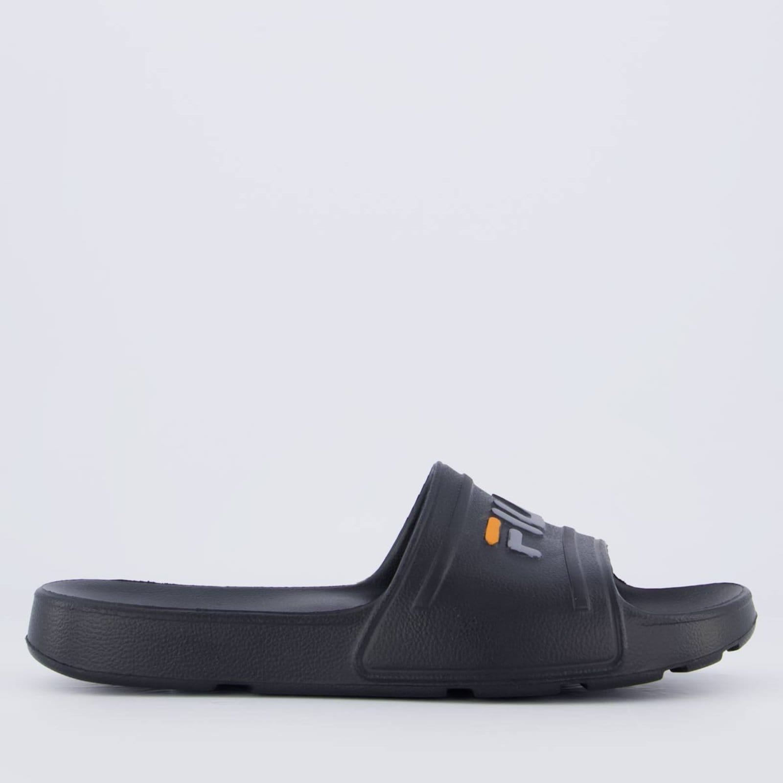 Vista 2 Chinelo Fila Sleek e Cinza Fila preto