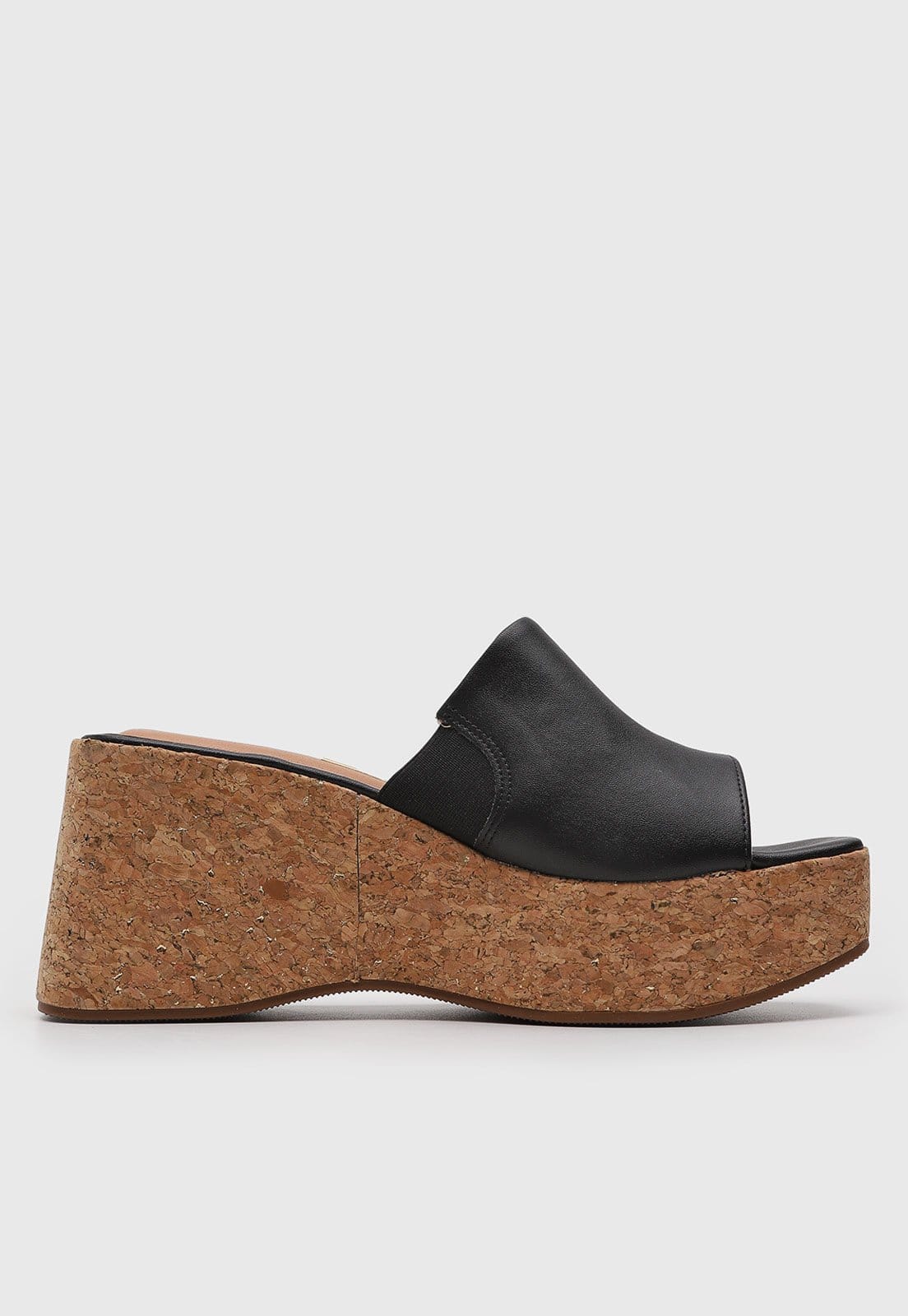 Vista 2 Sandália Feminina Vizzano Anabela Salto Alto Preta VIZZANO preto