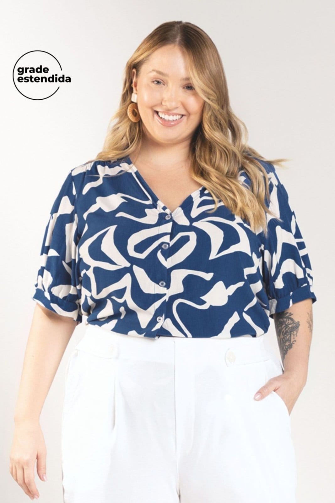 Blusa Feminina Estampada Marialícia