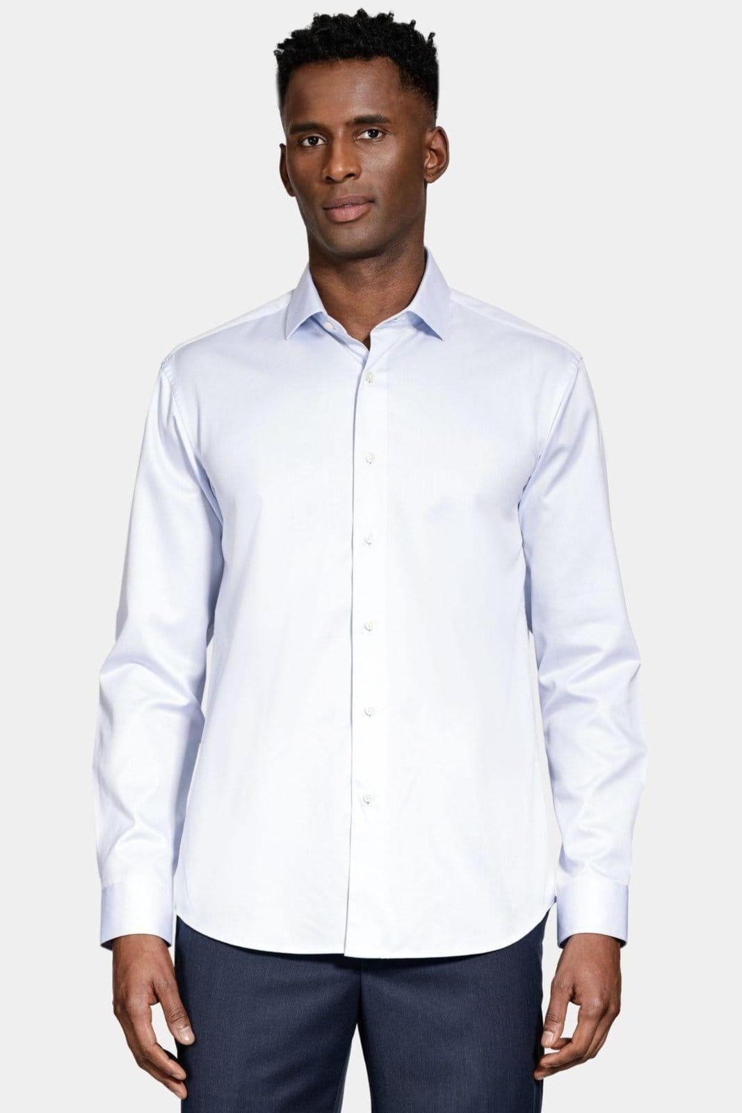 Vista 2 Camisa Aramis Regular Social Wrinkle Free Claro Aramis azul