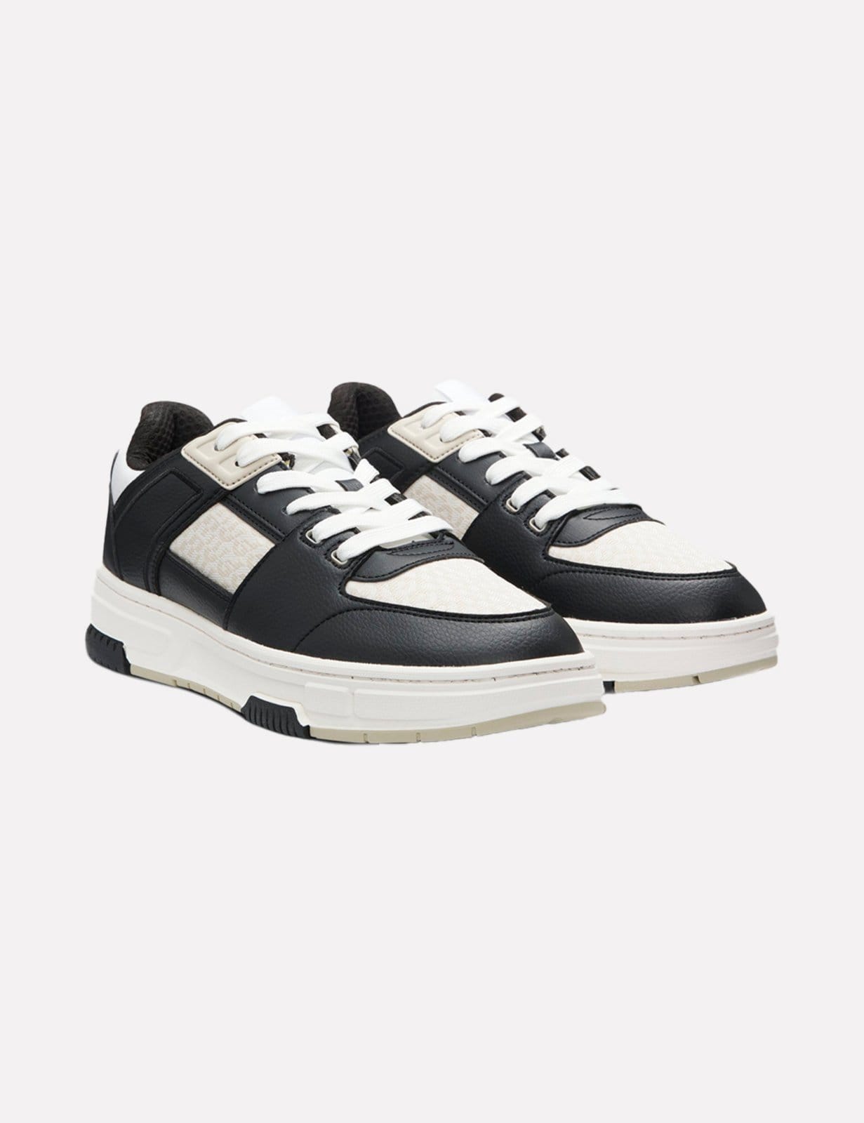 Vista 2 Tênis Hugo Boss Masculino Yarrow Tenn Mepulg Branco Hugo Boss preto