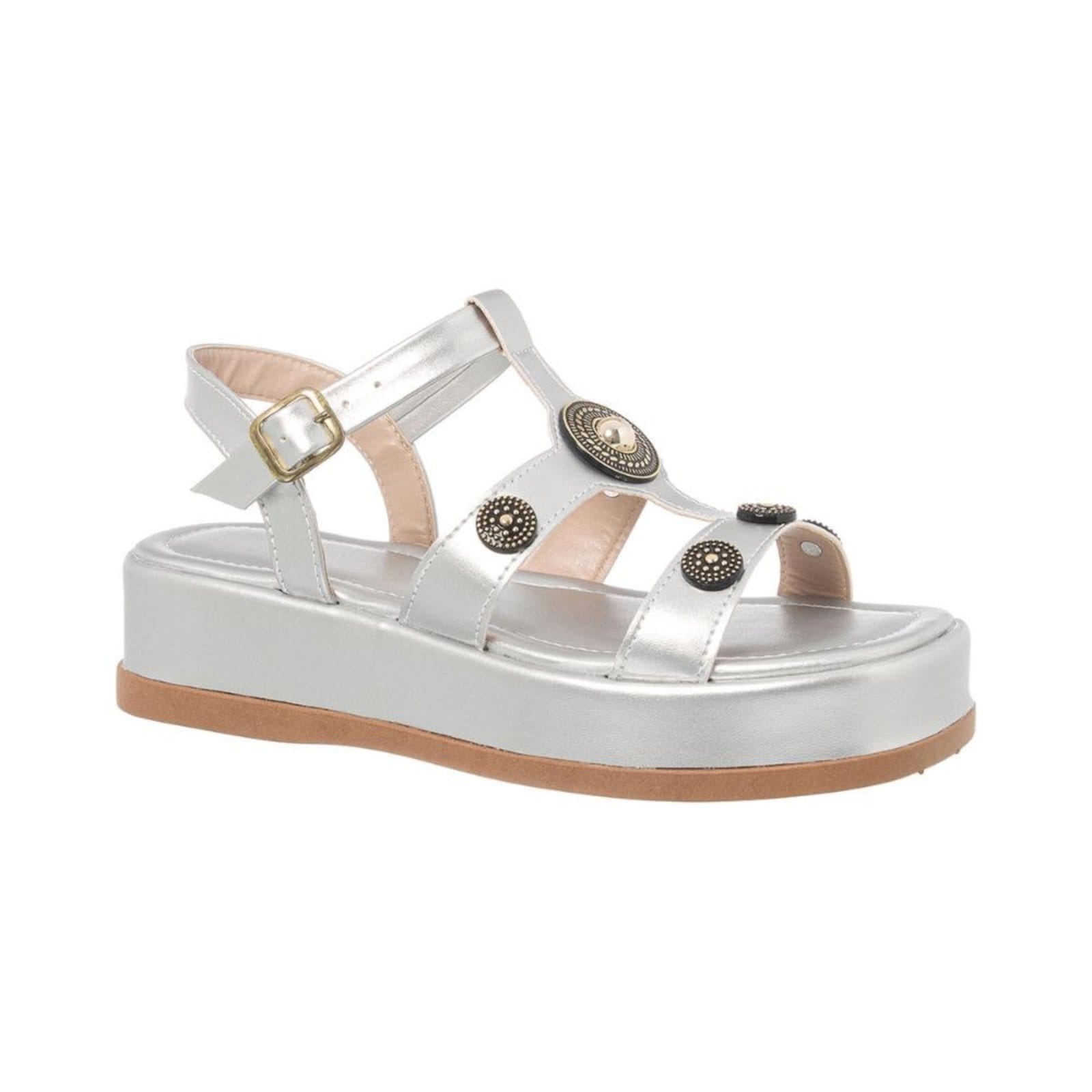 Sandália Papete Flatform Feminino Almofadada Plataforma Moda