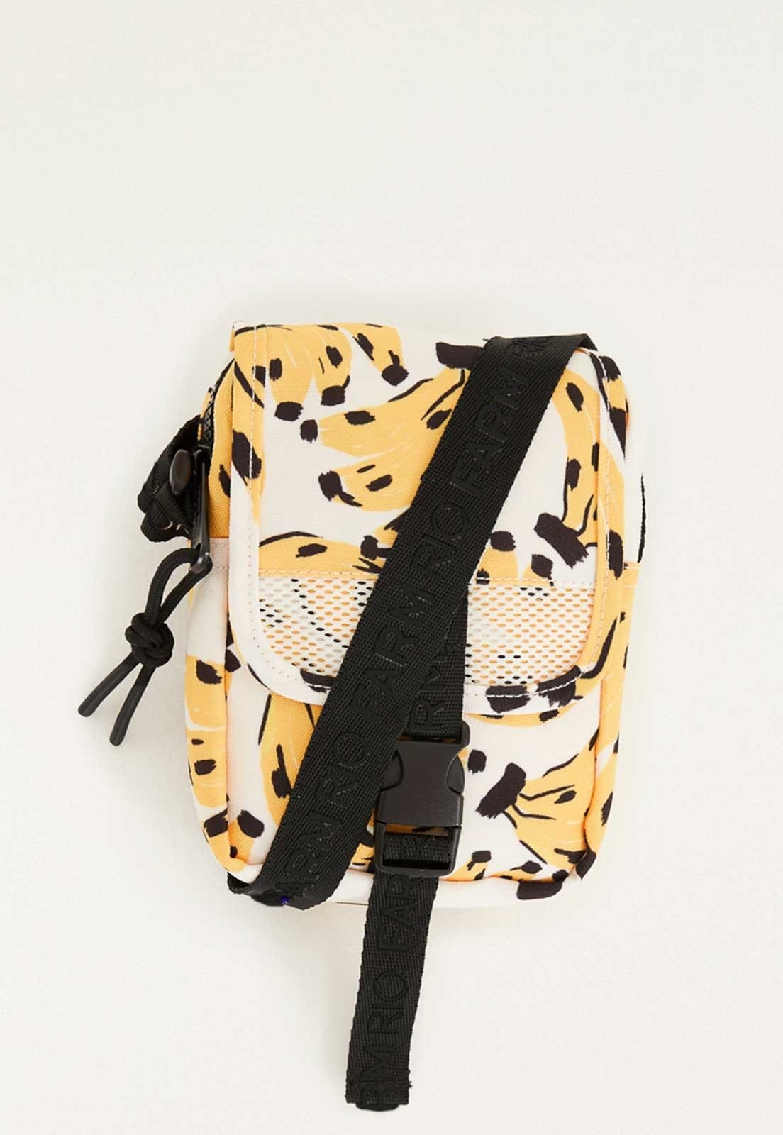 Vista 2 Bolsa Feminina FARM Fervo Bossa Banana Amarela FARM amarelo