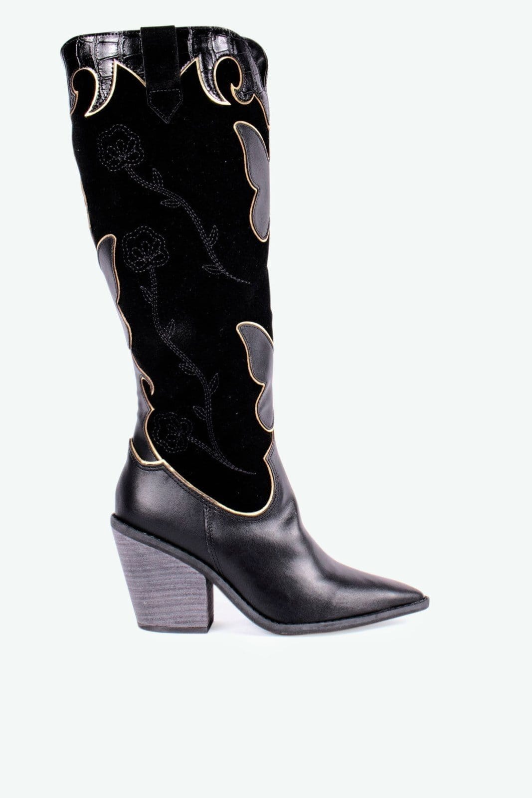 Vista principal Bota Debbie Suzana Santos preto