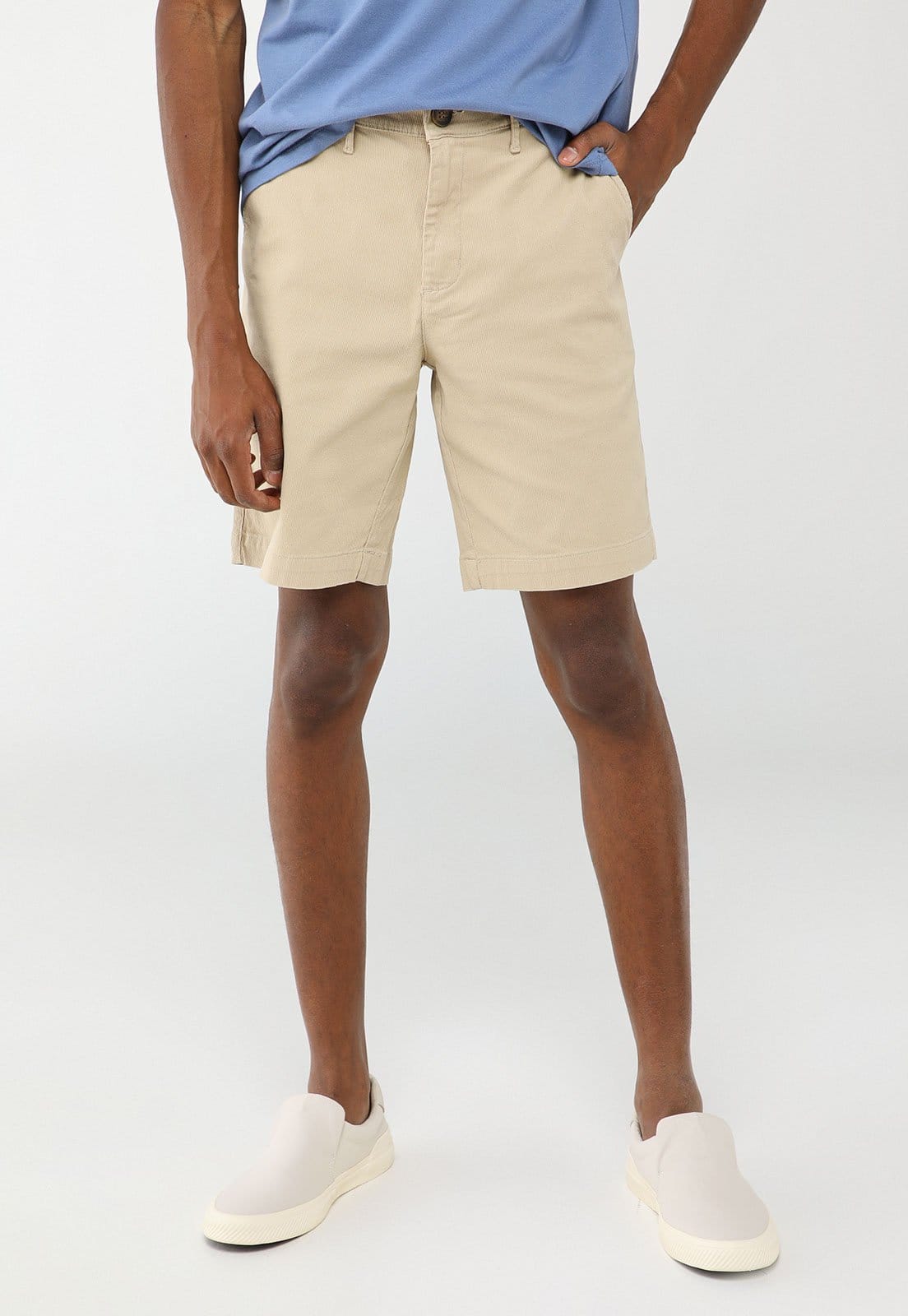 Bermuda Masculina Dudalina Sarja Texturizada