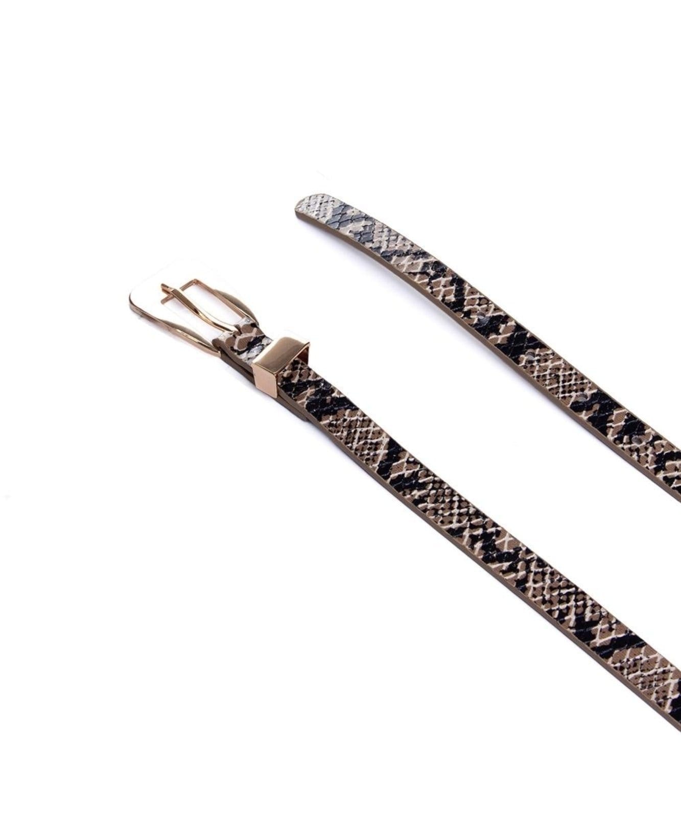 Vista 2 Cinto Fino Feminino Pixolé Castor Pixolé incolor