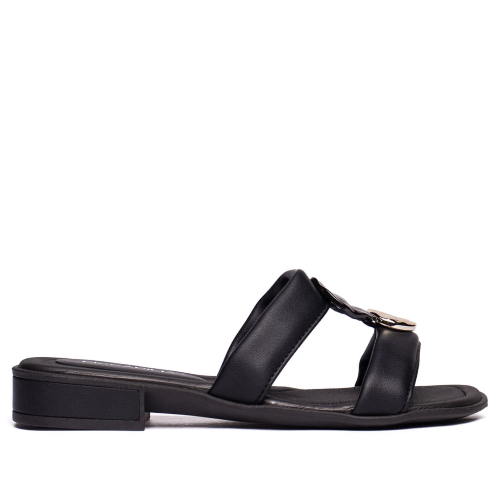 Tamanco Feminino Piccadilly Wide Fit Salto Baixo