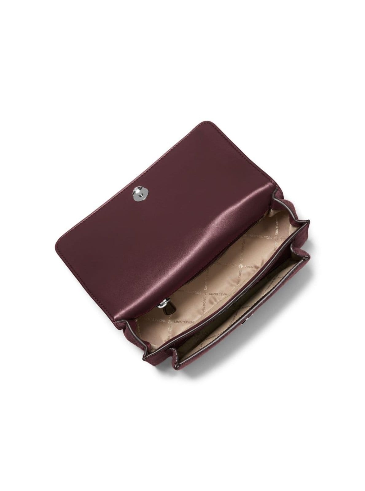 Vista 2 Bolsa De Ombro Claire Grande De Couro 30F5sc7l3s610 Michael Kors vinho