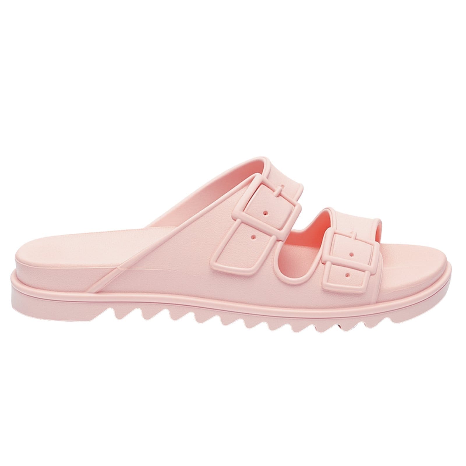 Vista 2 Chinelo Feminino Anna Andrade Papete Flat Rasteira Slide Casual Moda Tendência Claro Anna Andrade rosa