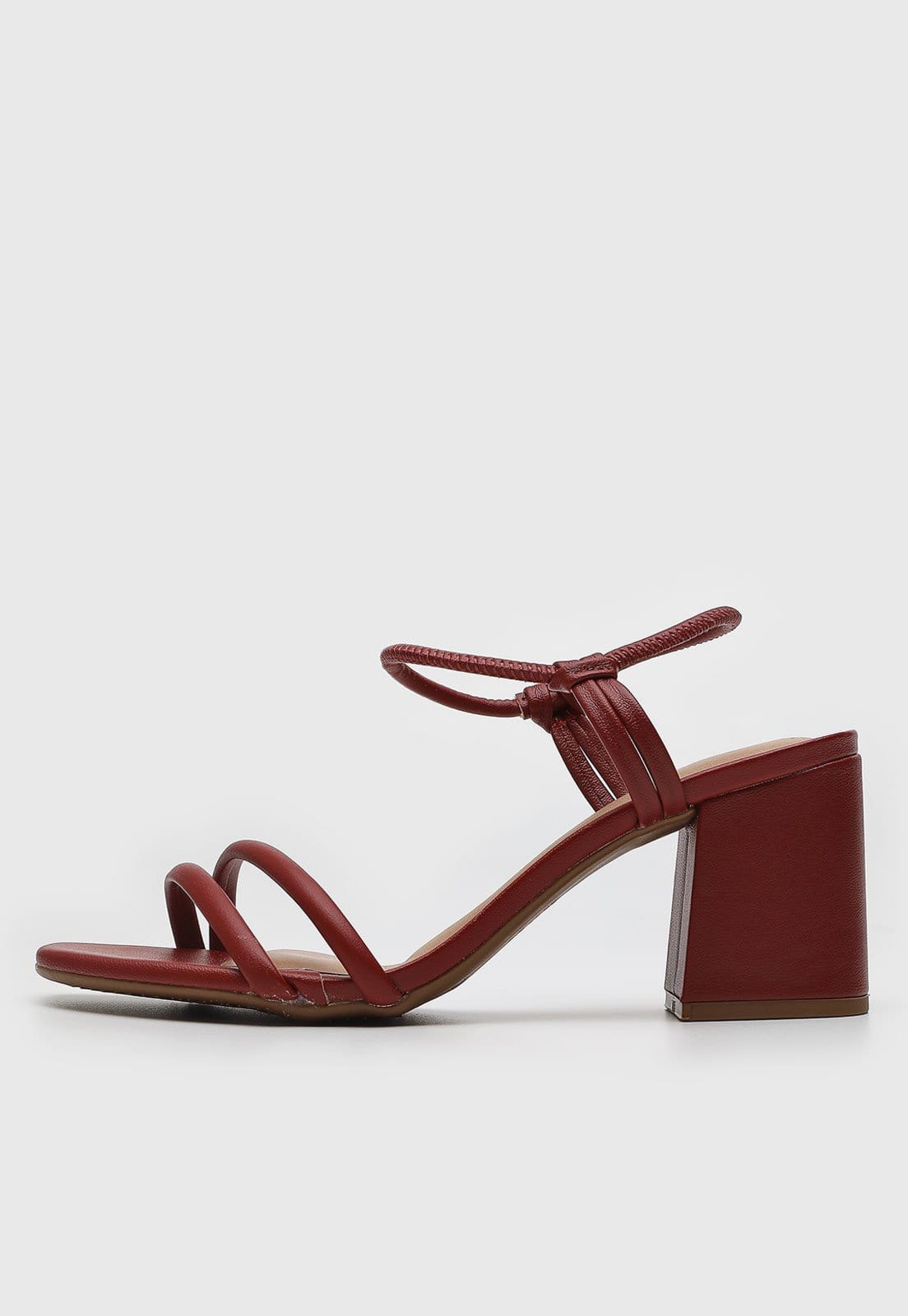 Sandália Beira Rio Salto Bloco Médio