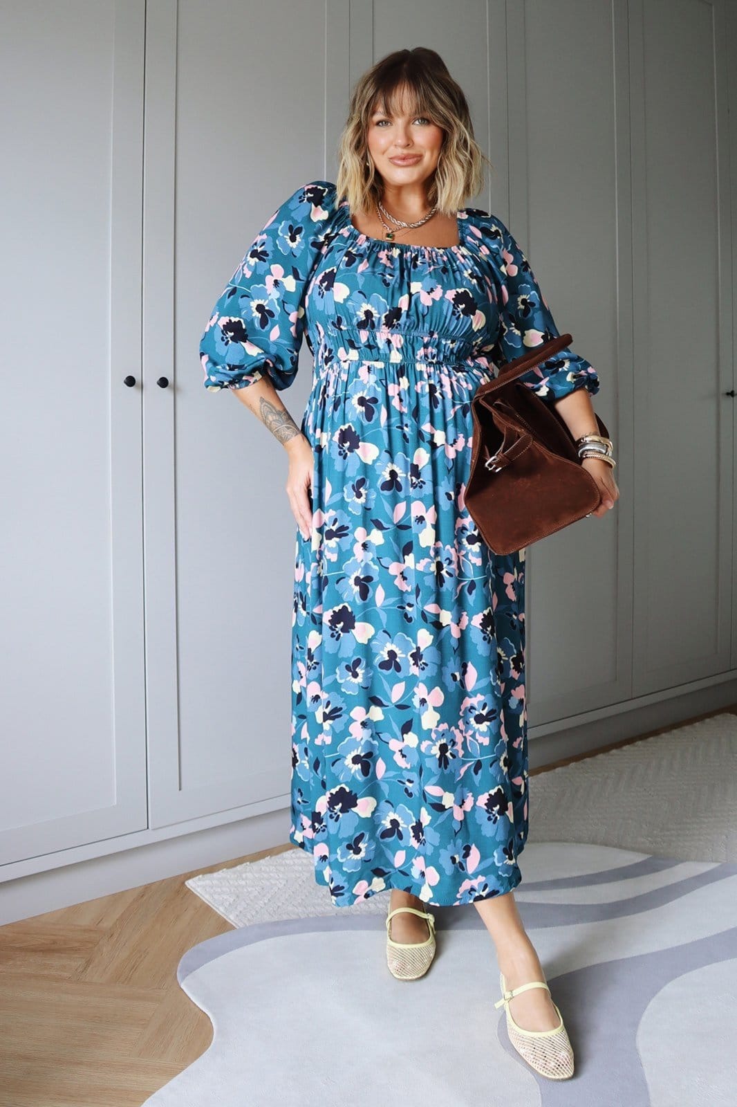 Vestido In Love Midi Monica Estampado