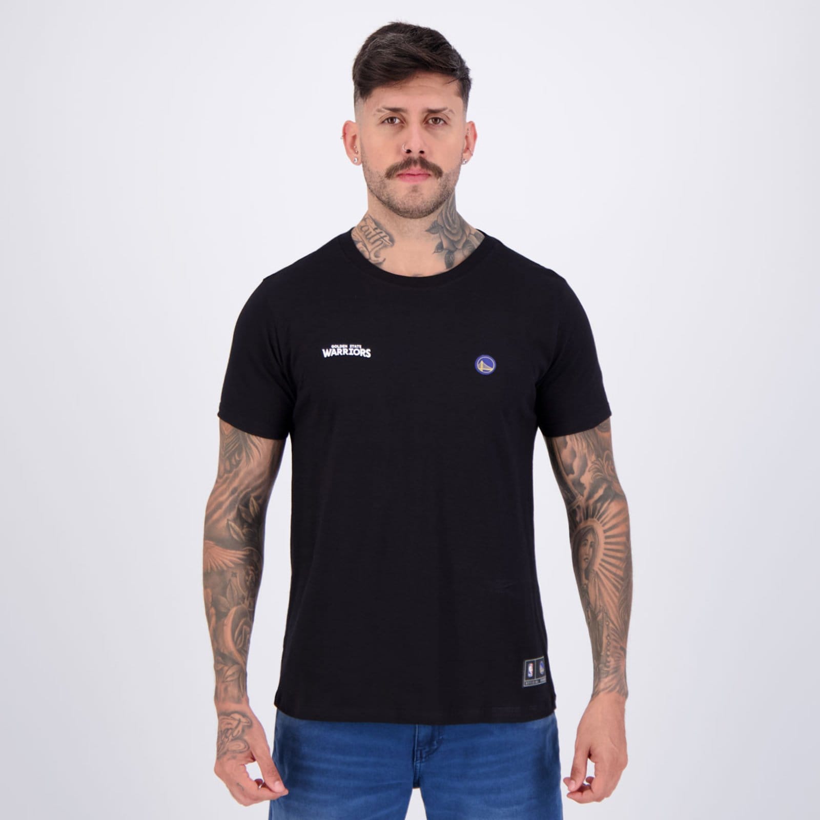 Camiseta NBA Golden State Warriors New Look Preta