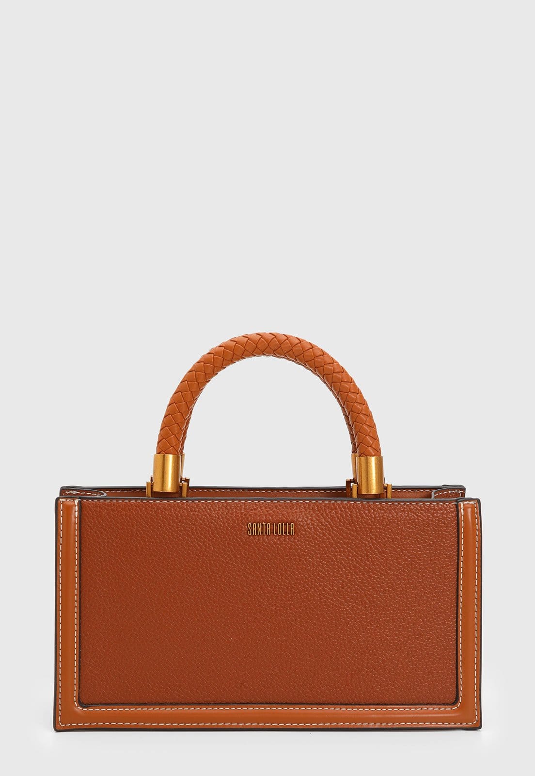 Bolsa Grande Feminina Santa Lolla Alça Trançada