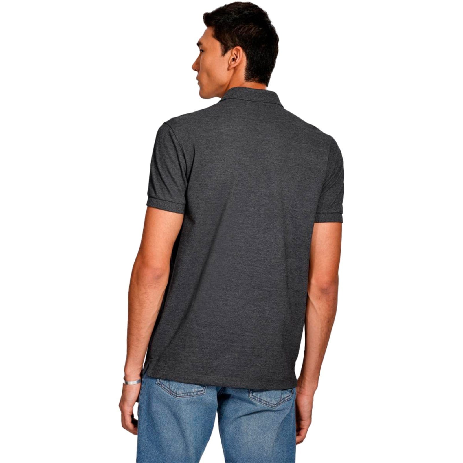 Vista 2 Camisa Polo Aramis Basica Piquet Ve25 Mescla Masculino Aramis cinza