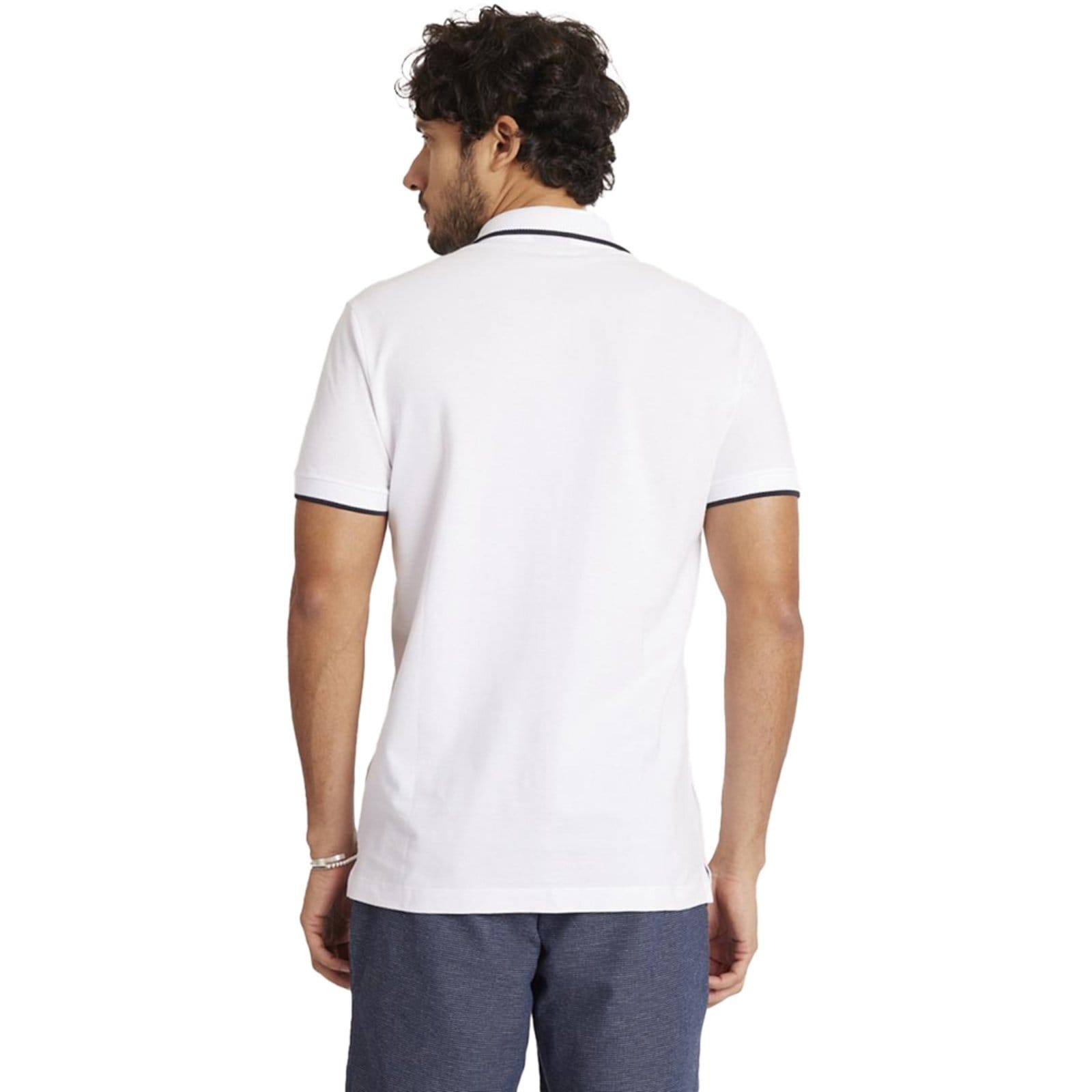 Vista 2 Camisa Polo Aramis Piquet Favo VE24 Off White Masculino Aramis amarelo white