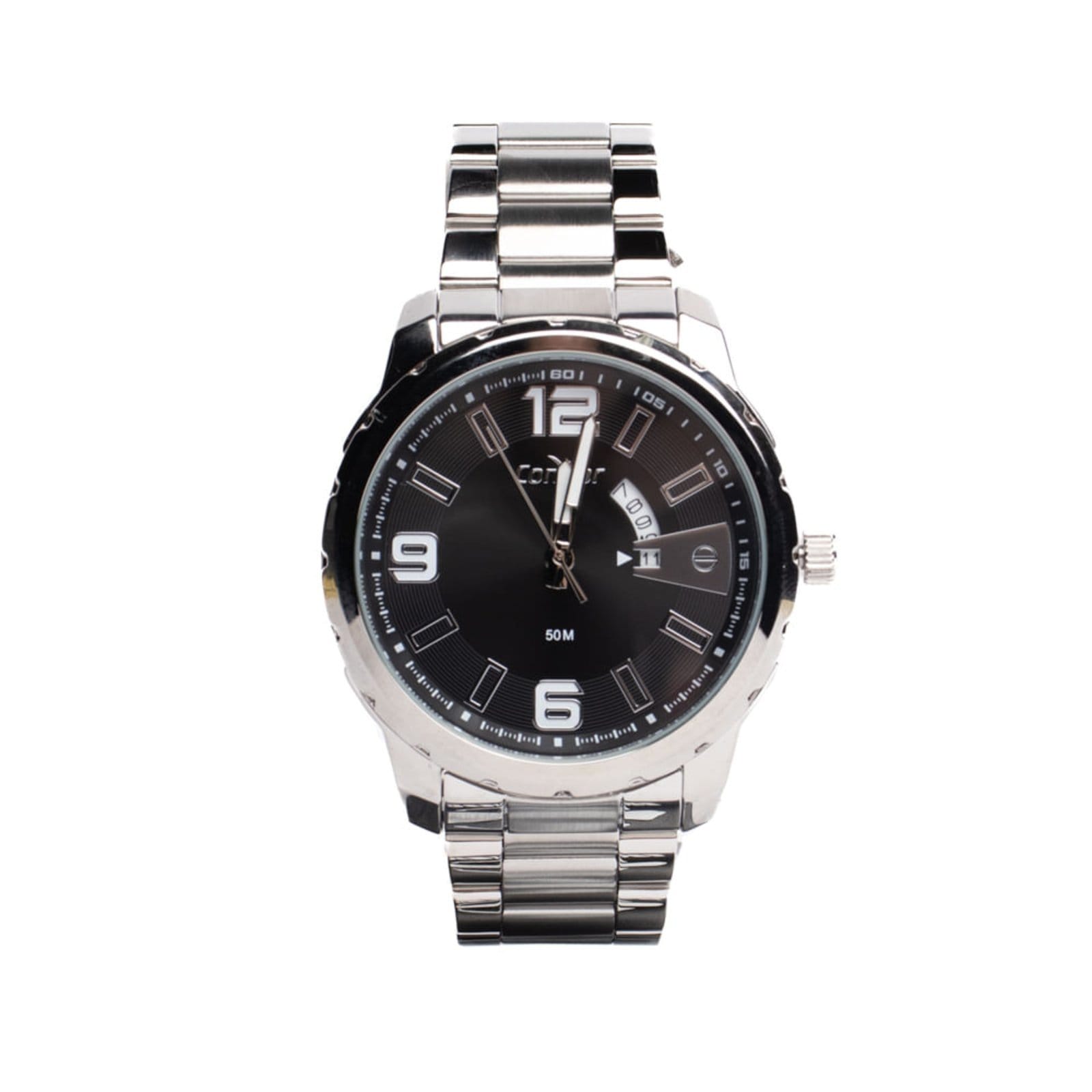 Vista principal Relógio Masculino Condor Analógico CO2115NCB/4P Technos prata