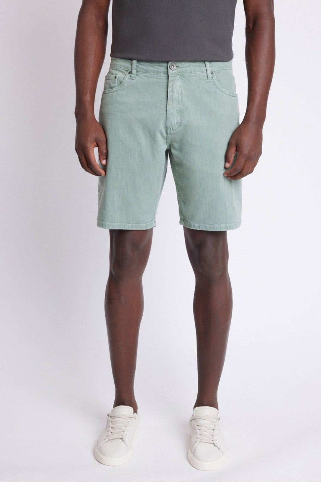 Vista principal Bermuda Aramis 5 Pockets Estonada Salvia - 38 Aramis verde