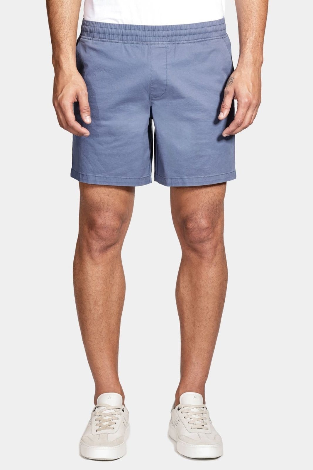 Shorts Aramis Elástico Color Sarjado Marinho